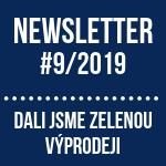 Emailový leták 2019/08: Dali jsme výprodeji zelenou