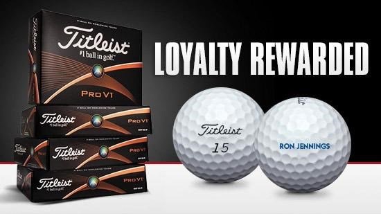 Akce 3+1 a potisk na Titleist Pro V1 a Pro V1x