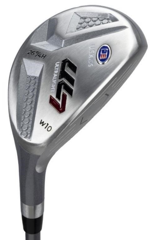 U.S. Kids Golf UL7-60 (152cm) W10 5-Club junior golfový set + stand bag, strieborná/navy/biela