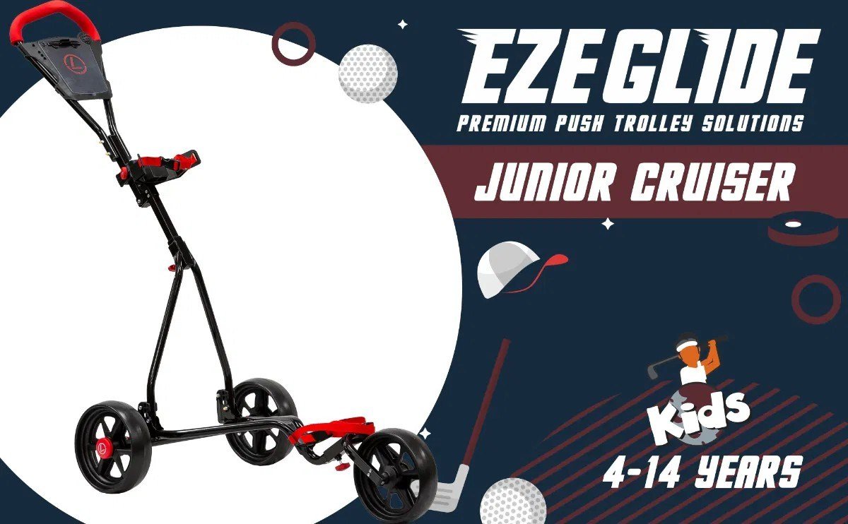Ezeglide Junior Cruiser tlačný vozík, čierny