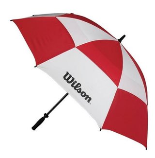 Wilson Double Canopy dáždnik 62", bielo/červená