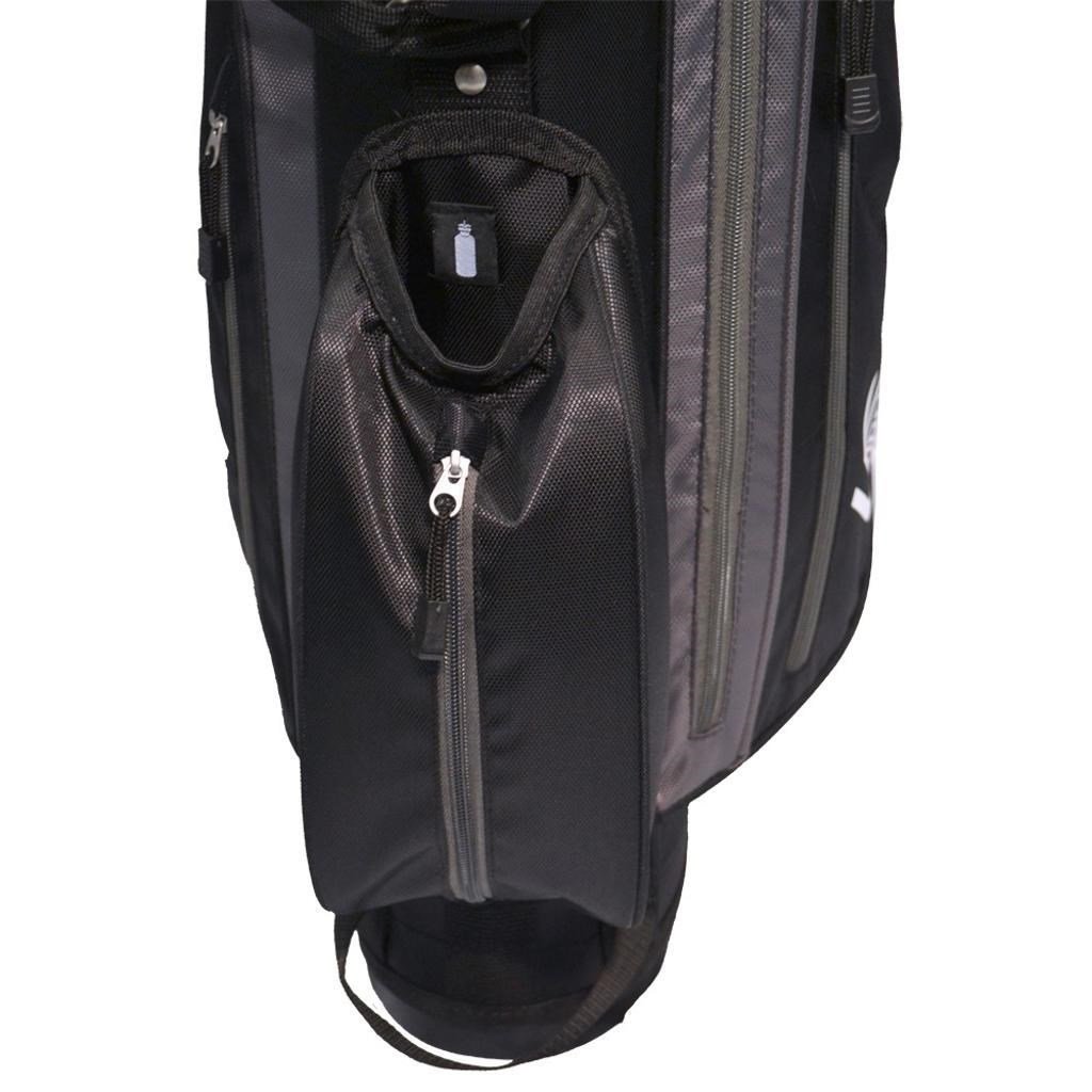 Longridge 6" Weekend stand bag, čierno/strieborný