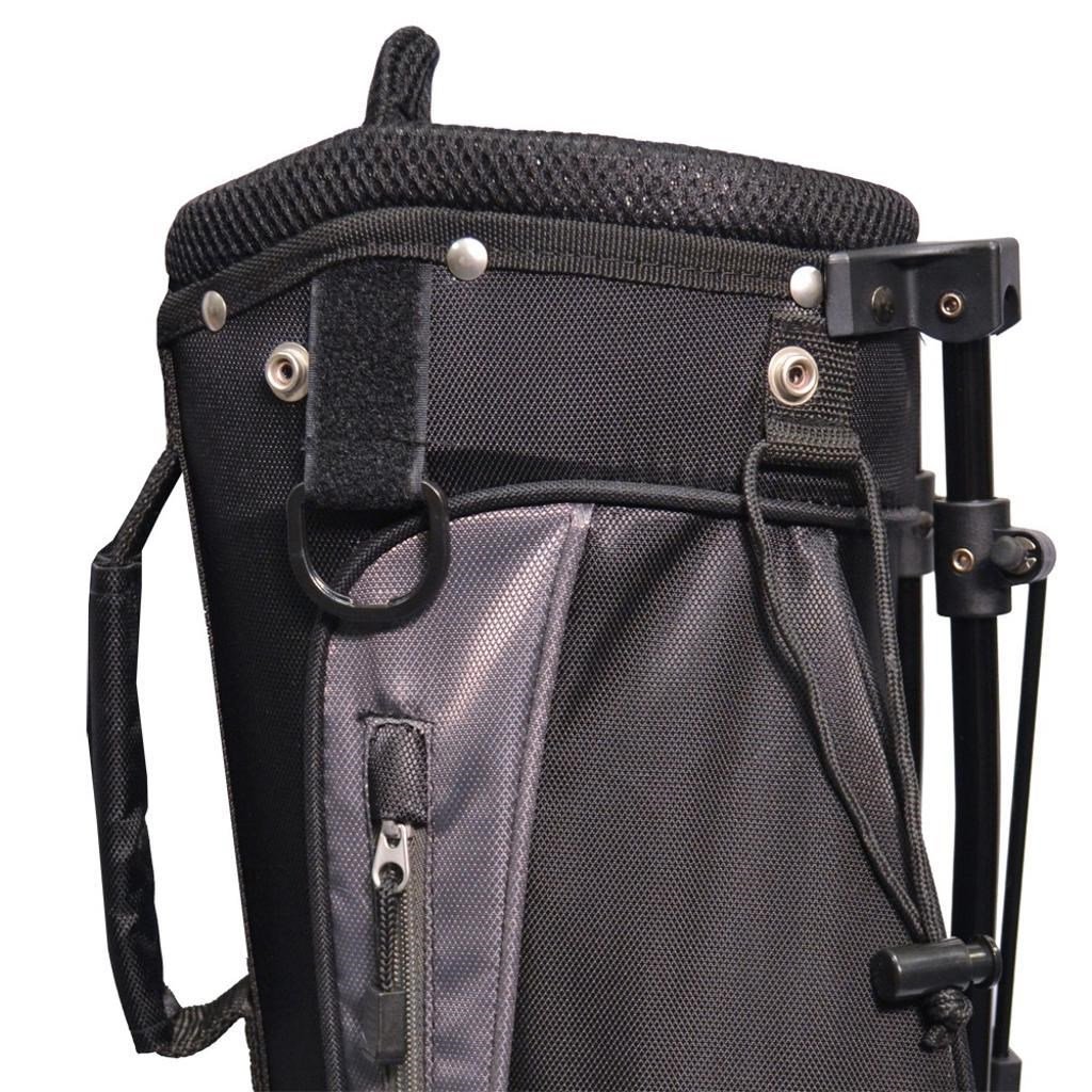 Longridge 6" Weekend stand bag, čierno/strieborný
