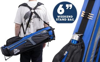 Longridge 6" Weekend stand bag, tmavomodrá/čierna