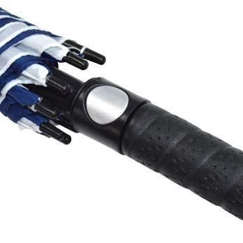 PGA Tour Windproof Double Canopy 62" dáždnik, bielo/modrá
