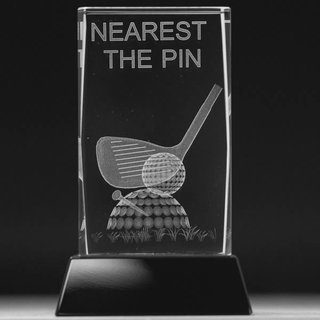 Longridge Nearest The Pin Crystal golfová trofej