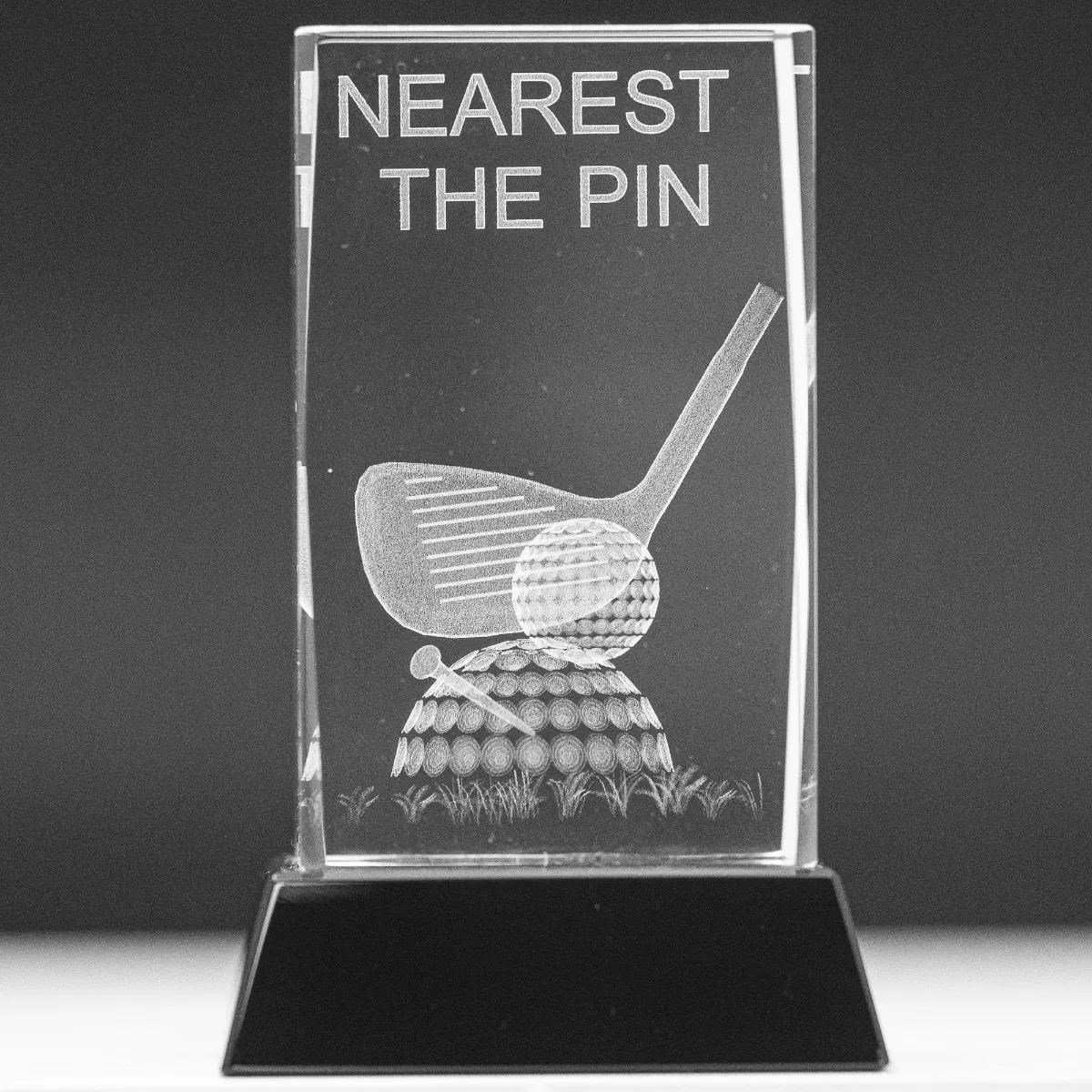 Longridge Nearest The Pin Crystal golfová trofej