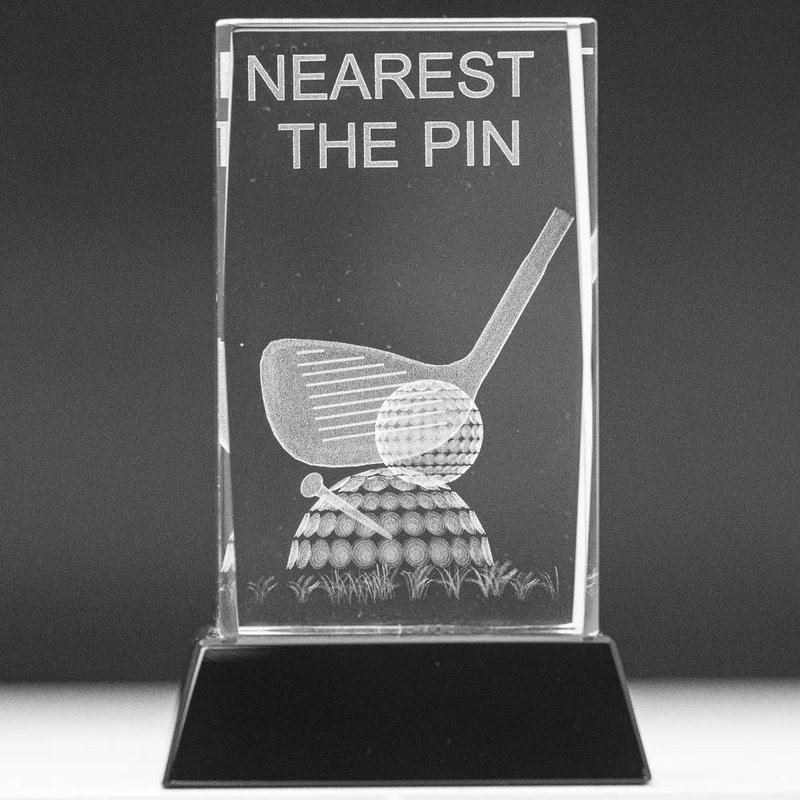 Longridge Nearest The Pin Crystal golfová trofej