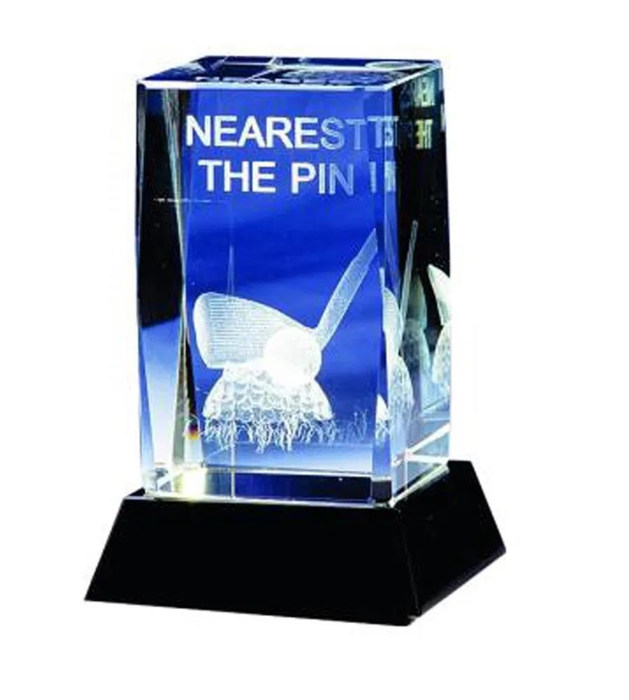 Longridge Nearest The Pin Crystal golfová trofej