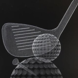 Longridge Nearest The Pin Crystal golfová trofej