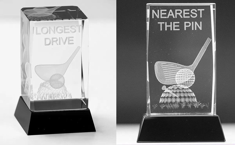 Longridge Nearest The Pin Crystal golfová trofej