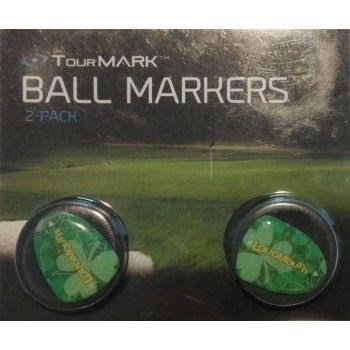 Loudmouth Ball Marker Jumbo Lucky (2pack), čierna