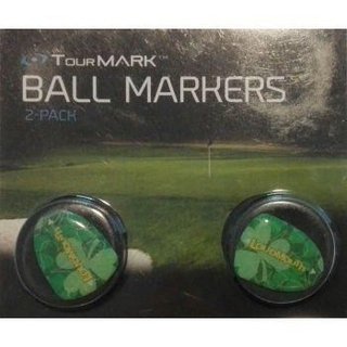 Loudmouth Ball Marker Jumbo Lucky (2pack), čierna
