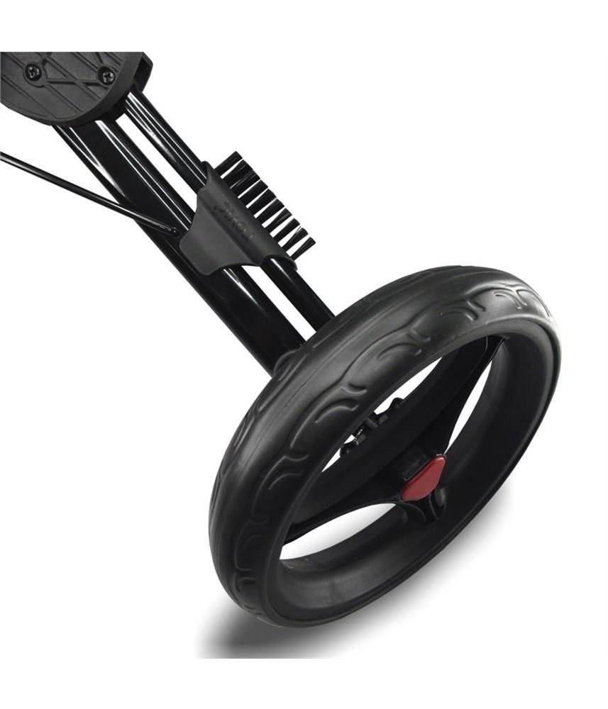 Clicgear Rovic RV1C / RV1S / RV1D Shoe Brush príslušenstvo k vozíkom, čierna