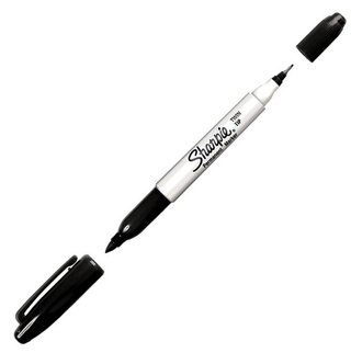 Ostatní Sharpie Twin Tip Permanent Marker, čierny