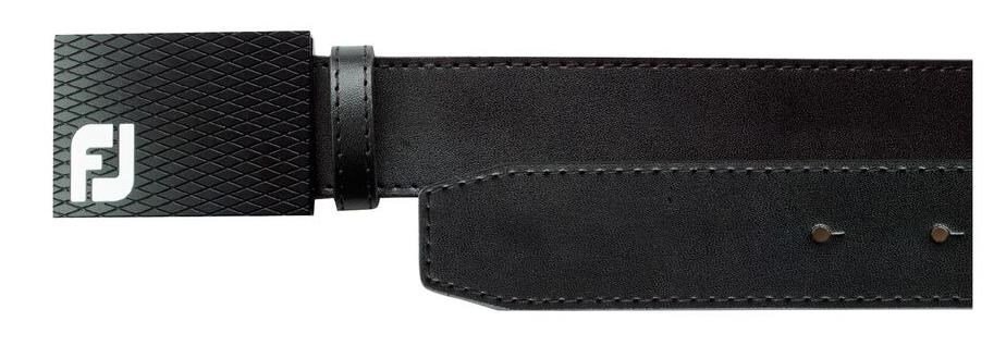 FootJoy Buckle Leather pánský opasok, čierny