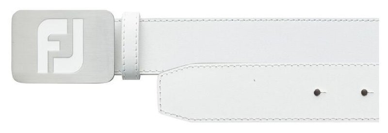 FootJoy Buckle Leather pánsky opasok, biely