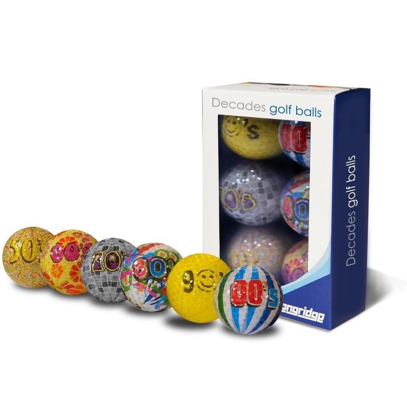 Longridge Decades golfové loptičky, mix barev