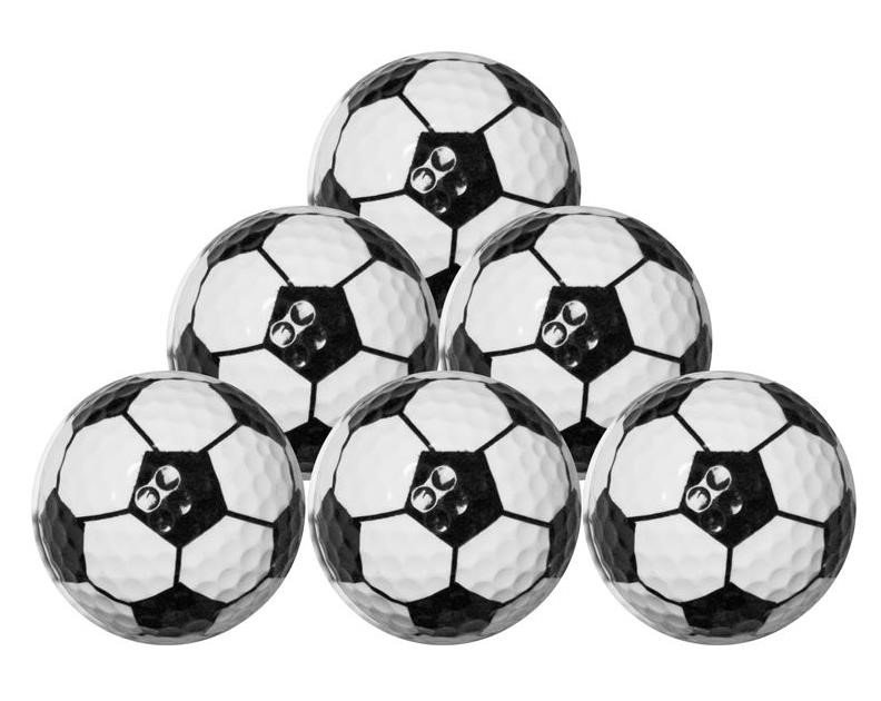 Longridge Football golfové loptičky, mix barev