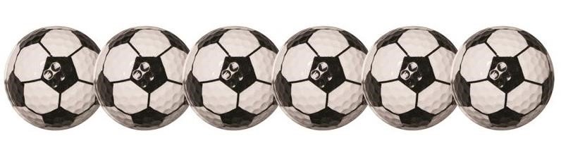 Longridge Football golfové loptičky, mix barev