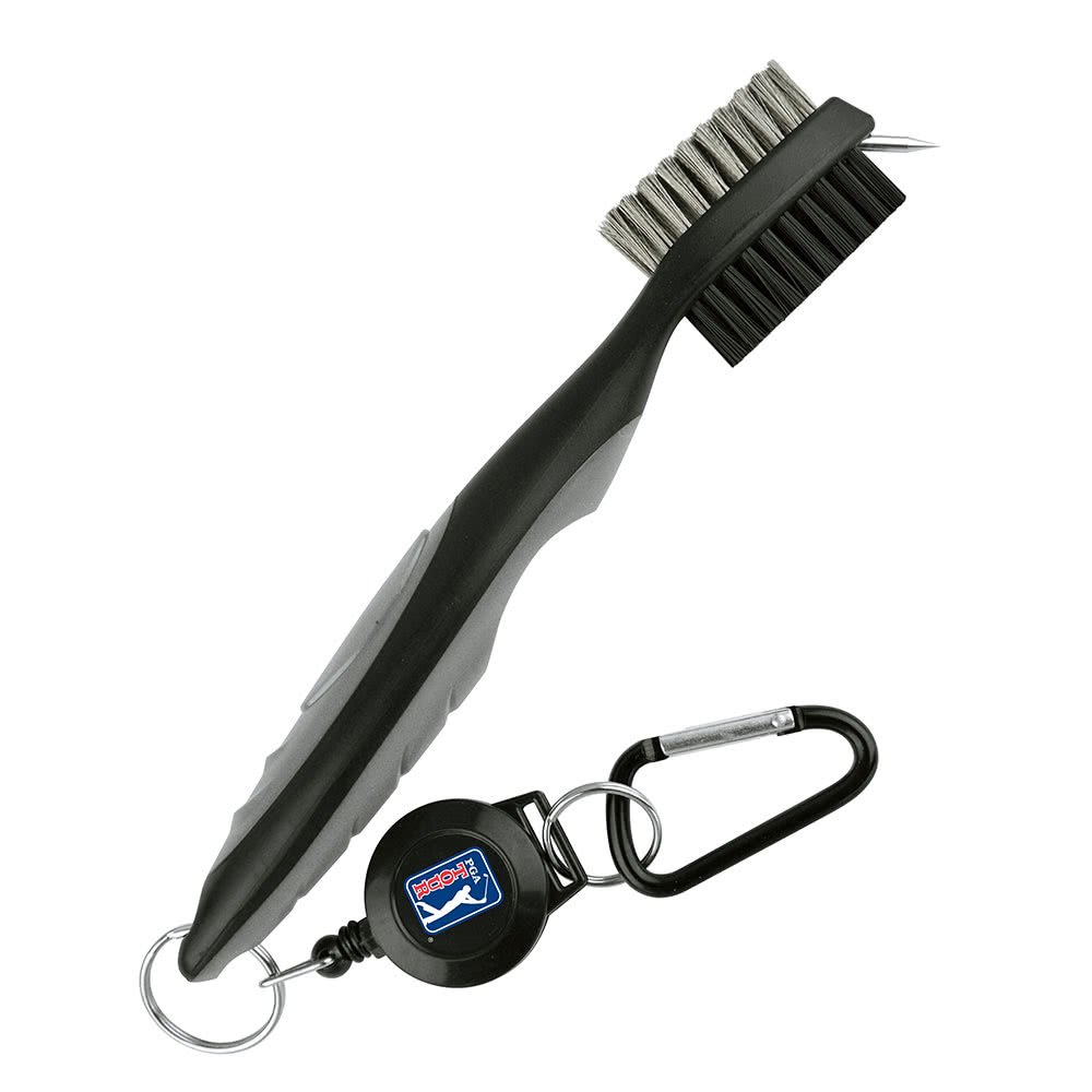 PGA Tour Club Brush and Groove Cleaner, čierna