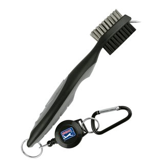 PGA Tour Club Brush and Groove Cleaner, čierna