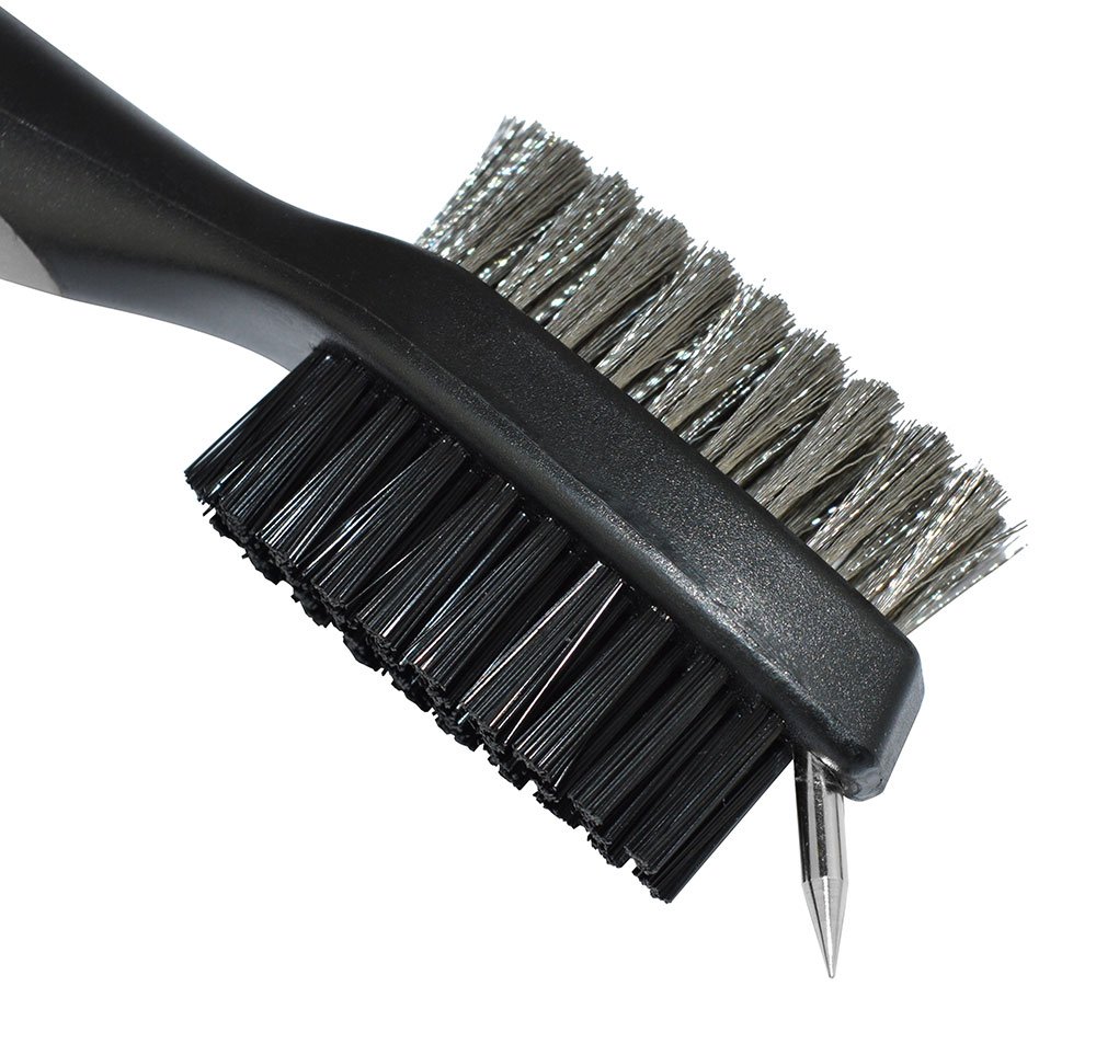 PGA Tour Club Brush and Groove Cleaner, čierna