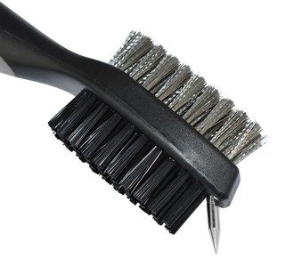 PGA Tour Club Brush and Groove Cleaner, čierna