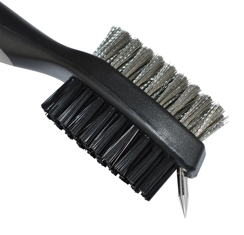 PGA Tour Club Brush and Groove Cleaner, čierna