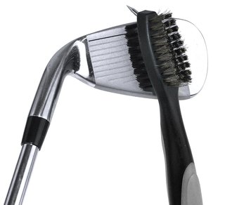 PGA Tour Club Brush and Groove Cleaner, čierna