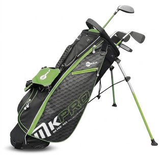 MKids Pro Junior Golf Half Set 57" (145cm/9-11Y) juniorský golfový set, grafit, + stand bag, zelený