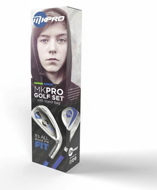 MKids Pro Junior Golf Half Set 65" (165cm) juniorský golfový set, grafit, + stand bag, sivý