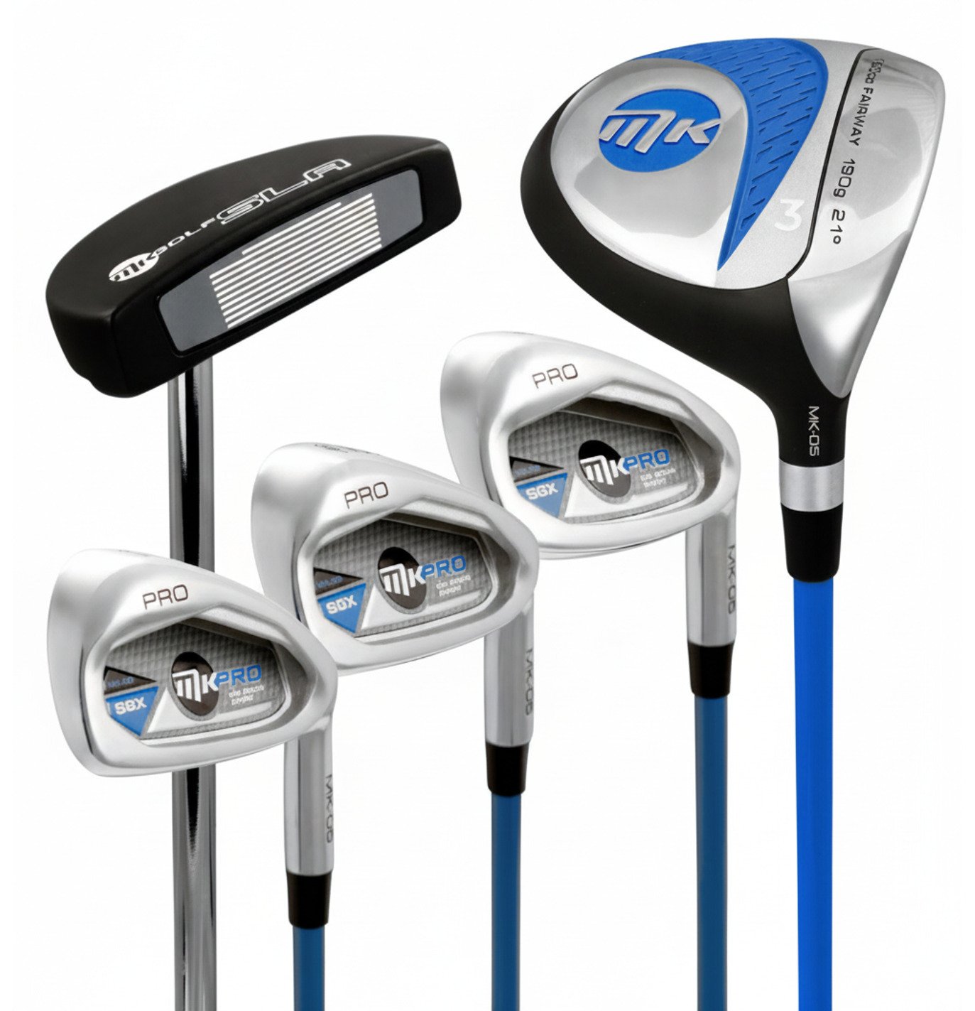 MKids Pro Junior Blue 61" (155cm/10-12Y) juniorský golfový set, grafit