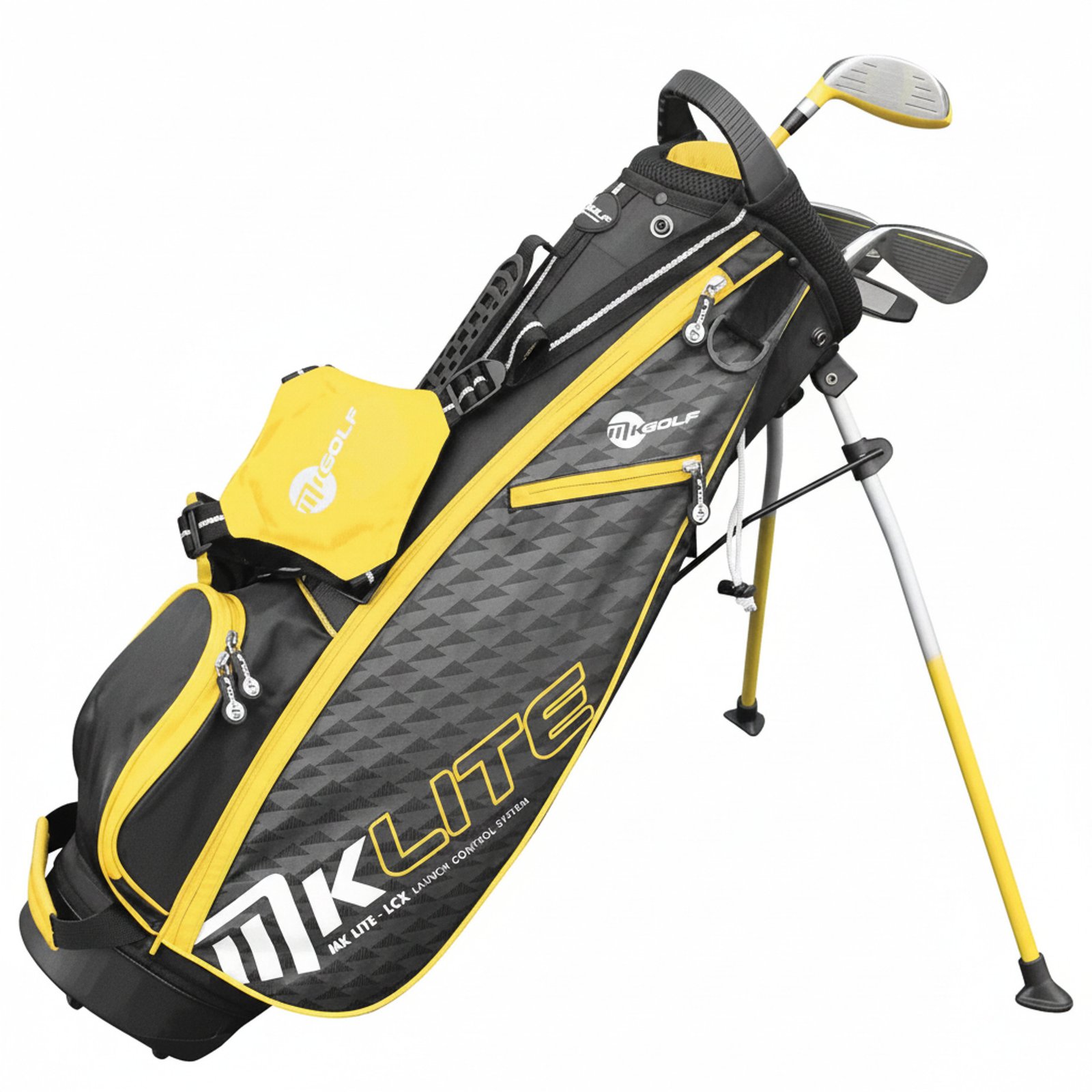MKids Lite Junior golfový set, grafit, +stand bag, žltý