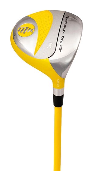 MKids Lite Junior golfový set, grafit, +stand bag, žltý