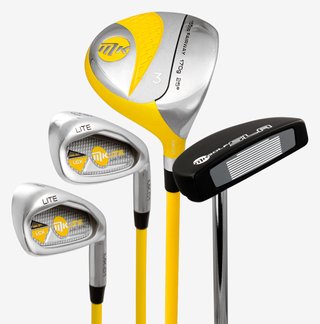 MKids Lite Junior golfový set, grafit, +stand bag, žltý