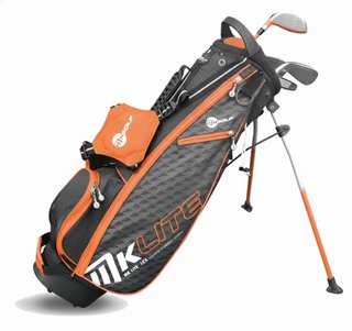 MKids Lite Junior golfový set, grafit, +stand bag, oranžový