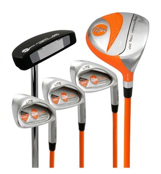MKids Lite Junior golfový set, grafit, +stand bag, oranžový