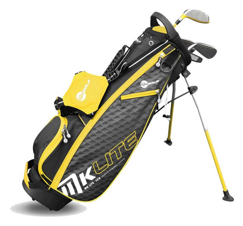 MKids Lite Junior golfový set, grafit, +stand bag, žltý