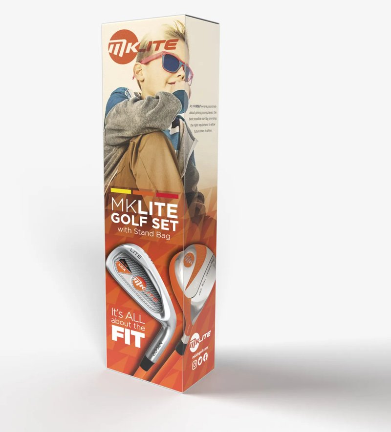 MKids Lite Junior golfový set, grafit, +stand bag, žltý