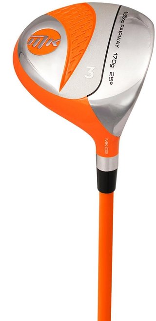 MKids Lite Junior 49" (125cm/6-8Y) juniorský golfový set so stand bagom, oranžový