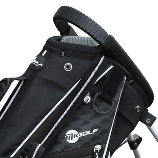 MKids Pro Junior Black 65" (165cm/12-14Y) junior stand bag, čierny