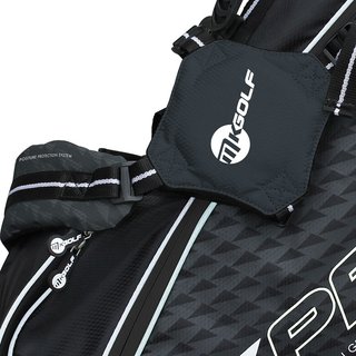 MKids Pro Junior Black 65" (165cm/12-14Y) junior stand bag, čierny
