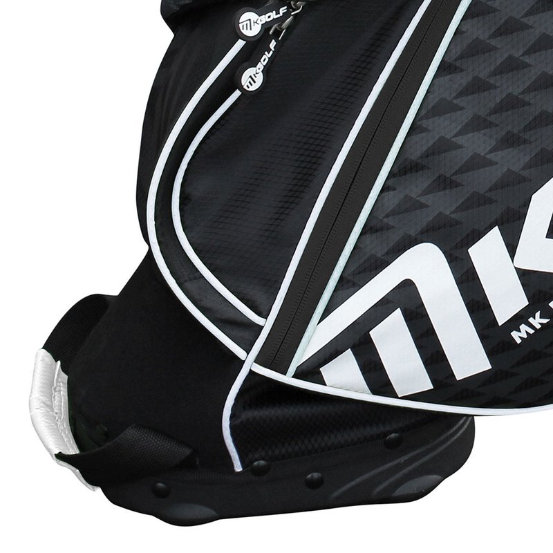 MKids Pro Junior Black 65" (165cm/12-14Y) junior stand bag, čierny