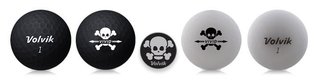Volvik VIVID SKULL Edition golfové loptičky, mix barev