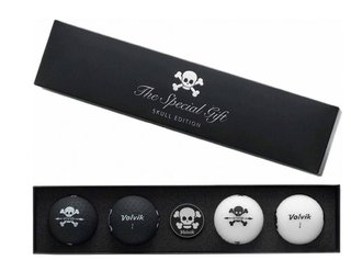 Volvik VIVID SKULL Edition golfové loptičky, mix barev