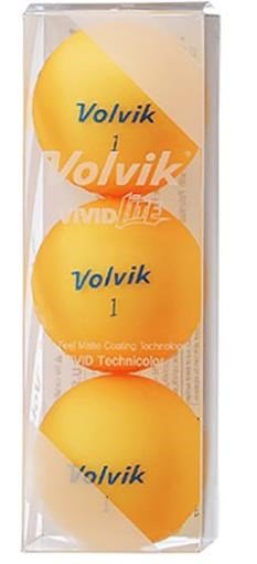 Volvik VIVID Lite golfové loptičky, oranžové
