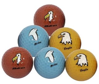 Longridge Under Par golfové loptičky, mix barev