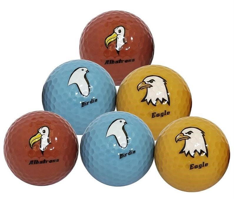 Longridge Under Par golfové loptičky, mix barev