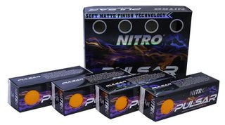 Nitro Pulsar golfové loptičky, oranžové
